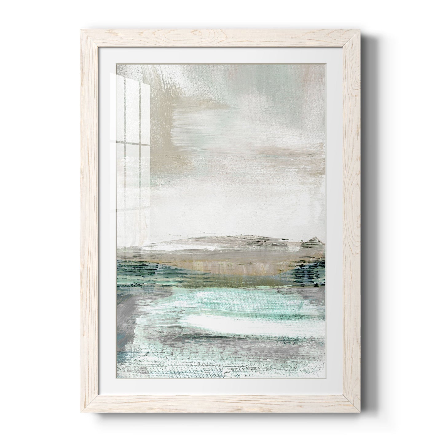 Summer Teal I - Barnwood Framed Art Print
