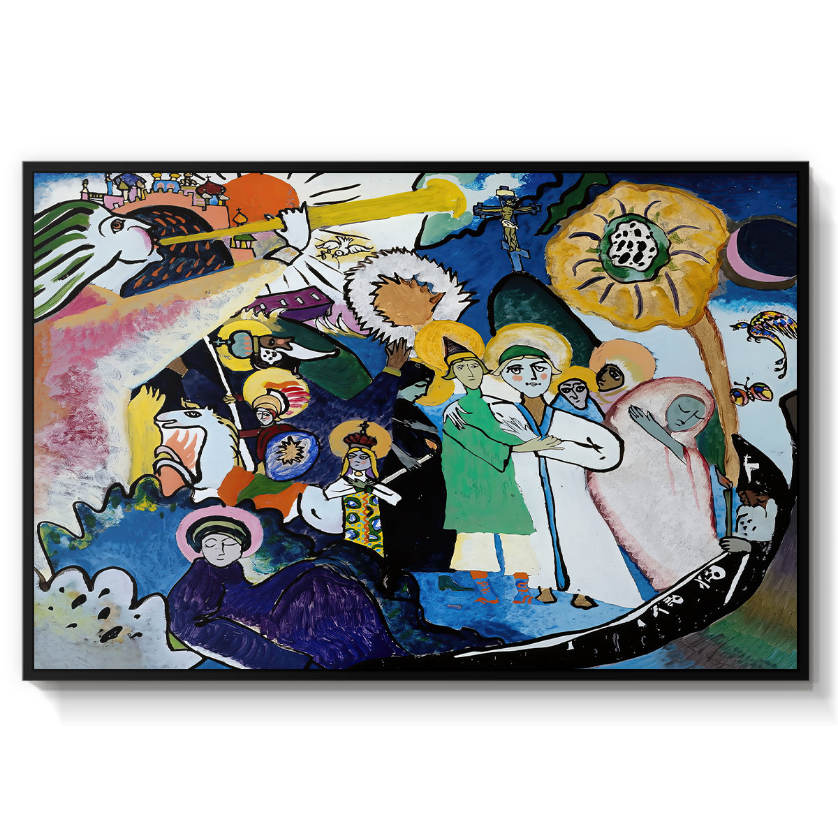 All Saints Day I, 1911 - Floater Framed Canvas Print