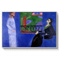 The Conversation, c. 1908-1912 - Floater Framed Canvas Print