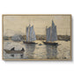 Two Schooners, Gloucester, c. 1880 - Floater Framed Canvas Print