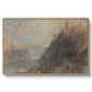 Rheinfels Looking to Katz and Gourhausen, 1817 - Floater Framed Canvas Print