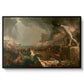 The Course of Empire: Destruction, 1836 - Floater Framed Canvas Print
