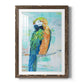 Island Parrot II - Premium Framed Print - Distressed Barnwood Frame - Ready to Hang