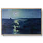 Camaret, Moonlight and Fishing Boats, 1894 - Floater Framed Canvas Print