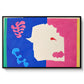 The Wolf (Le loup), from Jazz, 1947 - Floater Framed Canvas Print