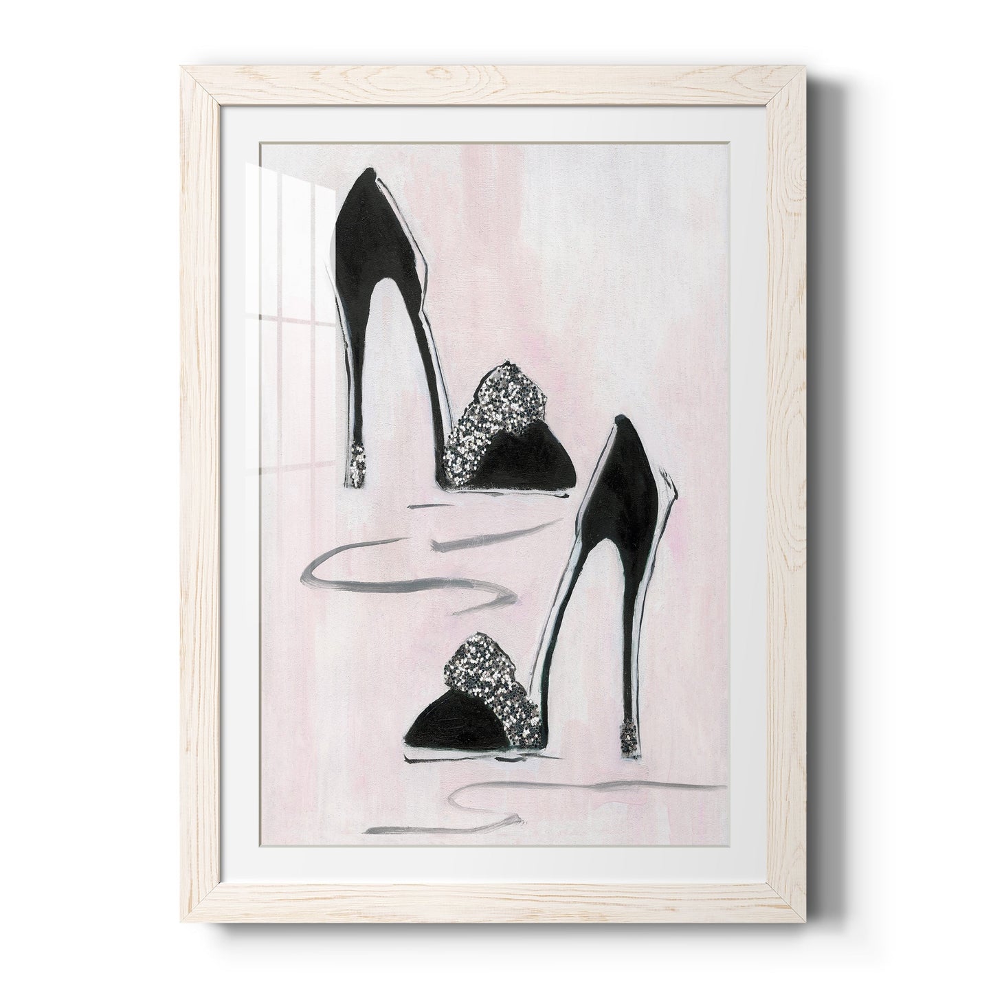 Shoes That Dazzle II - Barnwood Framed Art Print