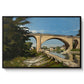 The Railroad Bridge at Briare, 1888 - Floater Framed Canvas Print