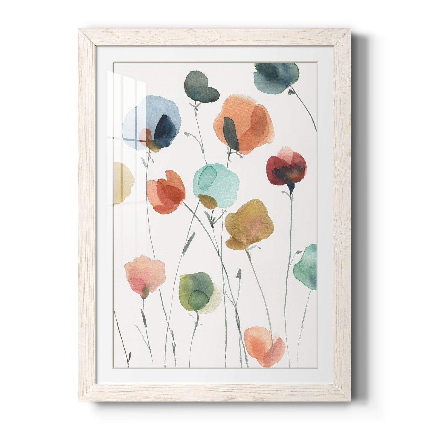 Lollipop Garden II - Premium Framed Print - Distressed Barnwood Frame - Ready to Hang