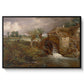 Parham Mill, Gillingham, 1826 - Floater Framed Canvas Print