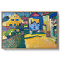Green Lane in Murnau, 1909 - Floater Framed Canvas Print