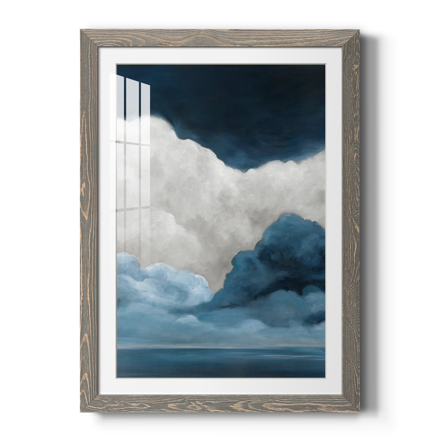 Nature's Drama I - Premium Framed Print - Distressed Barnwood Frame - Ready to Hang