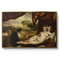 Venus and the Lute Player, c. 1565-1570 - Floater Framed Canvas Print