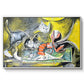Still Life with Cat and Lobster, 1962 - Floater Framed Canvas Print