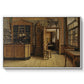 The Old Inn 'Het Loodshuis' in Antwerp, 1877 - Floater Framed Canvas Print