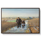 The Old Man and the Child, 1888 - Floater Framed Canvas Print