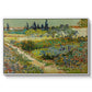 Garden at Arles, 1888 - Floater Framed Canvas Print