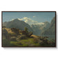 Balestrand, 1848 - Floater Framed Canvas Print