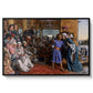 The Finding of the Saviour in the Temple, 1854-1860 - Floater Framed Canvas Print