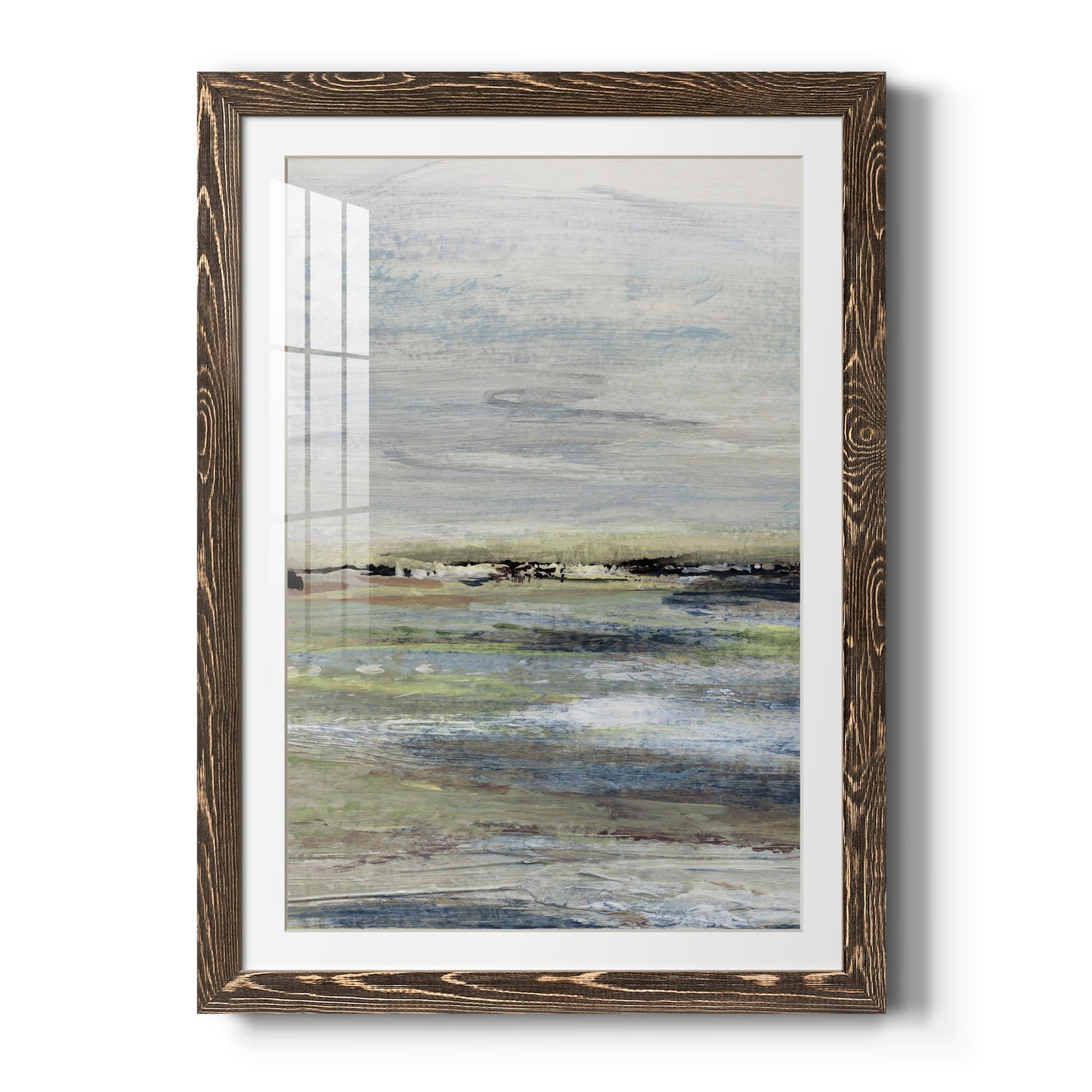 Wetlands I - Barnwood Framed Art Print