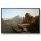 Scene from “The Last of the Mohicans”, 1827 - Floater Framed Canvas Print