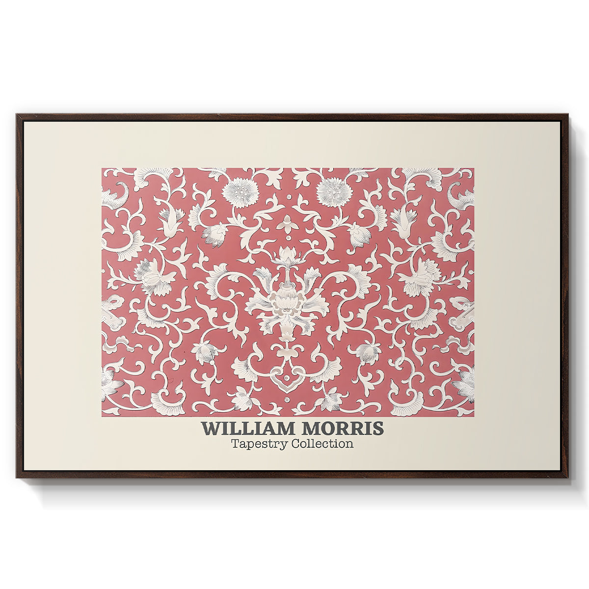 Examples of Chinese Ornament, Pl. XCV (Morris Inspired), 1867 - Floater Framed Canvas Print