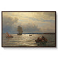 From the Inlet of Oslo, 1874 - Floater Framed Canvas Print