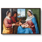 Sacred Conversation, c. 1505 - Floater Framed Canvas Print