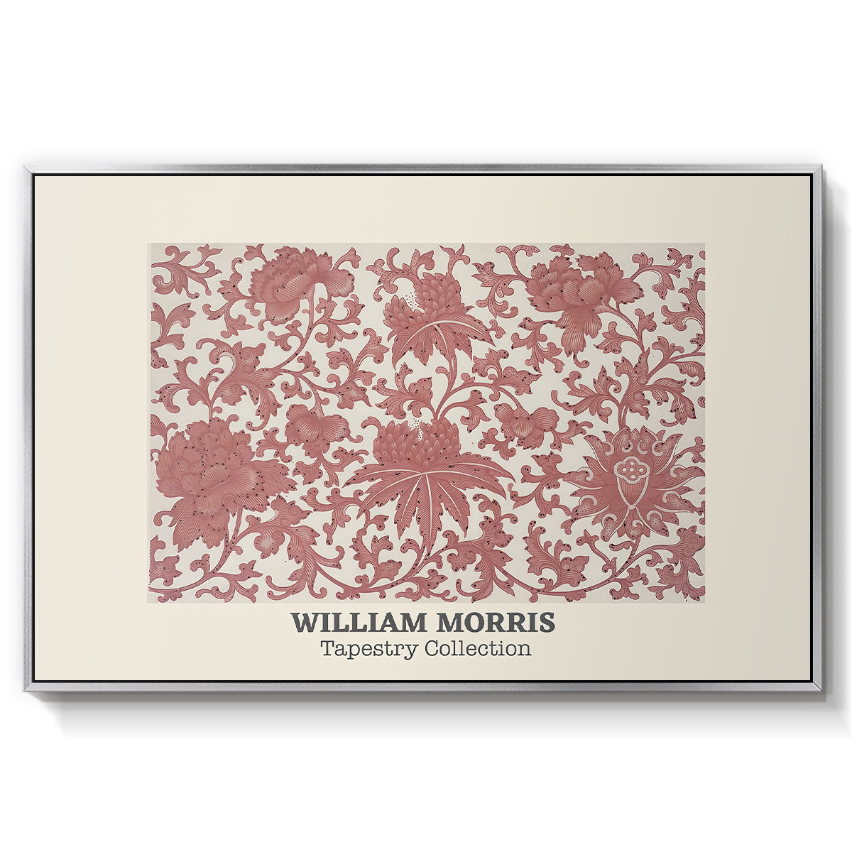 Examples of Chinese Ornament, Pl. XCIII (Morris Inspired), 1867 - Floater Framed Canvas Print