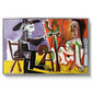 The Painter and His Model, 1963 - Floater Framed Canvas Print