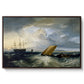 Sheerness as Seen from the Nore, 1808 - Floater Framed Canvas Print