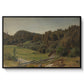 Landscape at Ljan, 1858 - Floater Framed Canvas Print