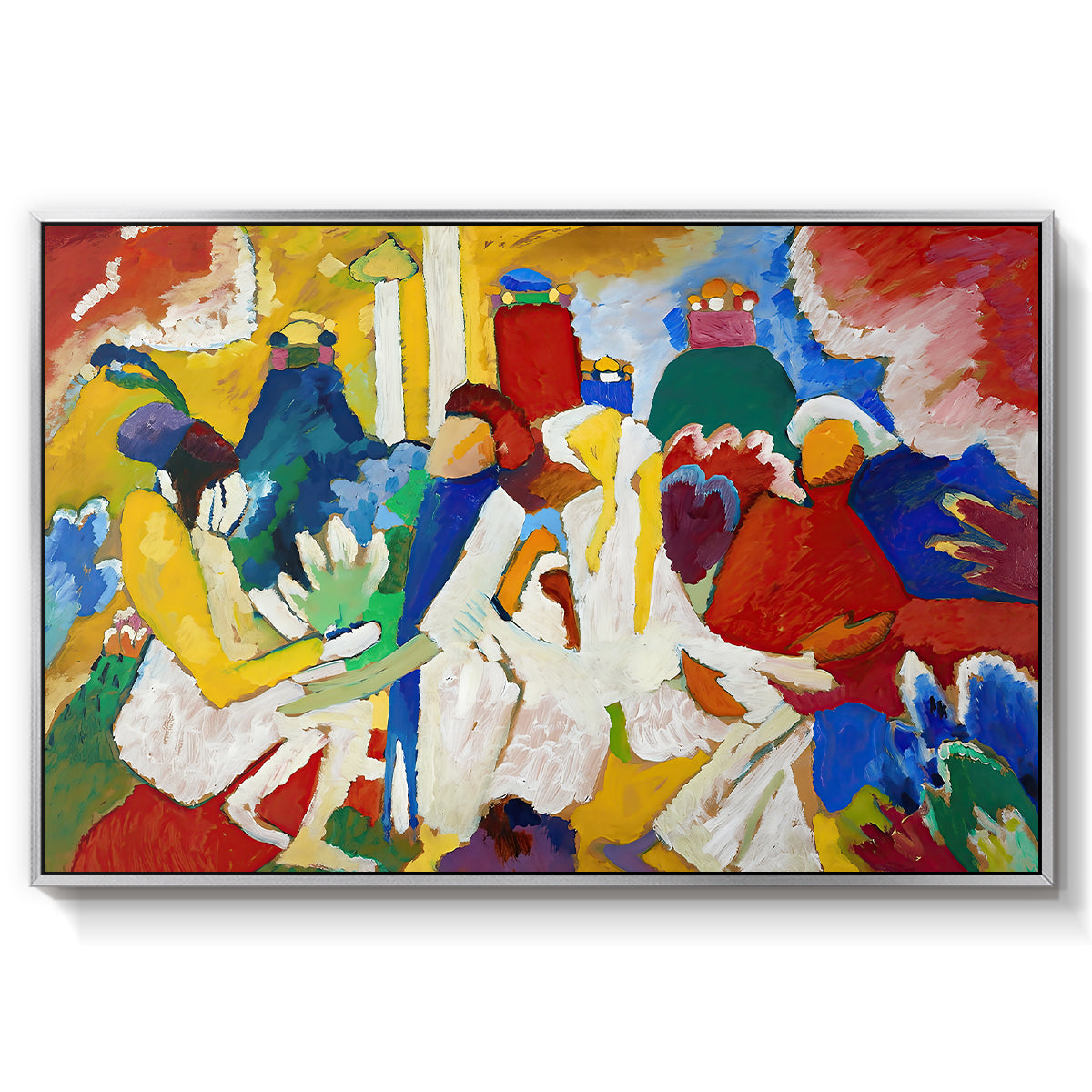 Oriental, 1909 - Floater Framed Canvas Print