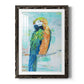 Island Parrot II - Barnwood Framed Art Print