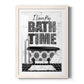 Bath Time - Barnwood Framed Art Print