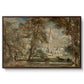 Salisbury Cathedral from the Bishop's Grounds, c. 1822-1823 - Floater Framed Canvas Print