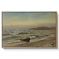 Storm at Rügen, 1882 - Floater Framed Canvas Print