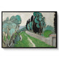 Landscape with Cypresses and Olive Trees near Nice, c. 1918 - Floater Framed Canvas Print