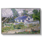 Houses in Auvers, 1890 - Floater Framed Canvas Print