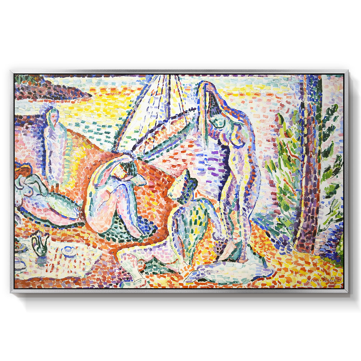 Luxe, Calme et Volupté, 1904 - Floater Framed Canvas Print