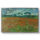 Field with Poppies, 1889 - Floater Framed Canvas Print