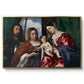 Madonna and Child with Saints Dorothy and George, c. 1516 - Floater Framed Canvas Print