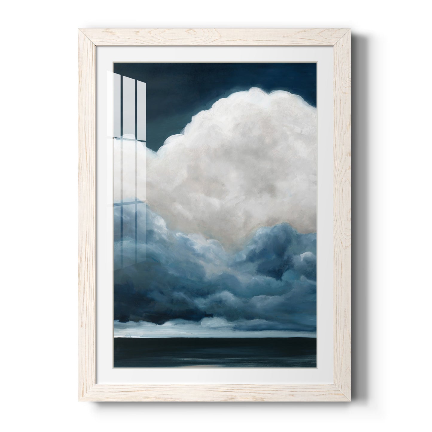 Nature's Drama II - Barnwood Framed Art Print