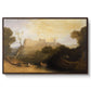 Linlithgow Palace, c. 1807 - Floater Framed Canvas Print