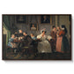 The Waagepetersen Family, 1836 - Floater Framed Canvas Print
