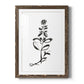 Inky Botanical III - Premium Framed Print - Distressed Barnwood Frame - Ready to Hang