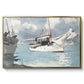 Fishing Boats, Key West, 1903 - Floater Framed Canvas Print