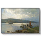 The Jetty at Feste near Moss, 1898 - Floater Framed Canvas Print