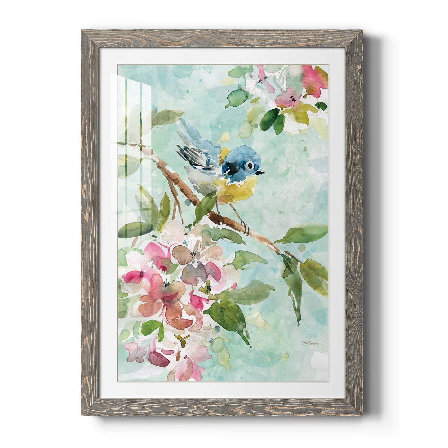 Asbury Garden Song I - Barnwood Framed Art Print