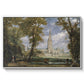 Salisbury Cathedral from the Bishop's Grounds, c. 1825 - Floater Framed Canvas Print