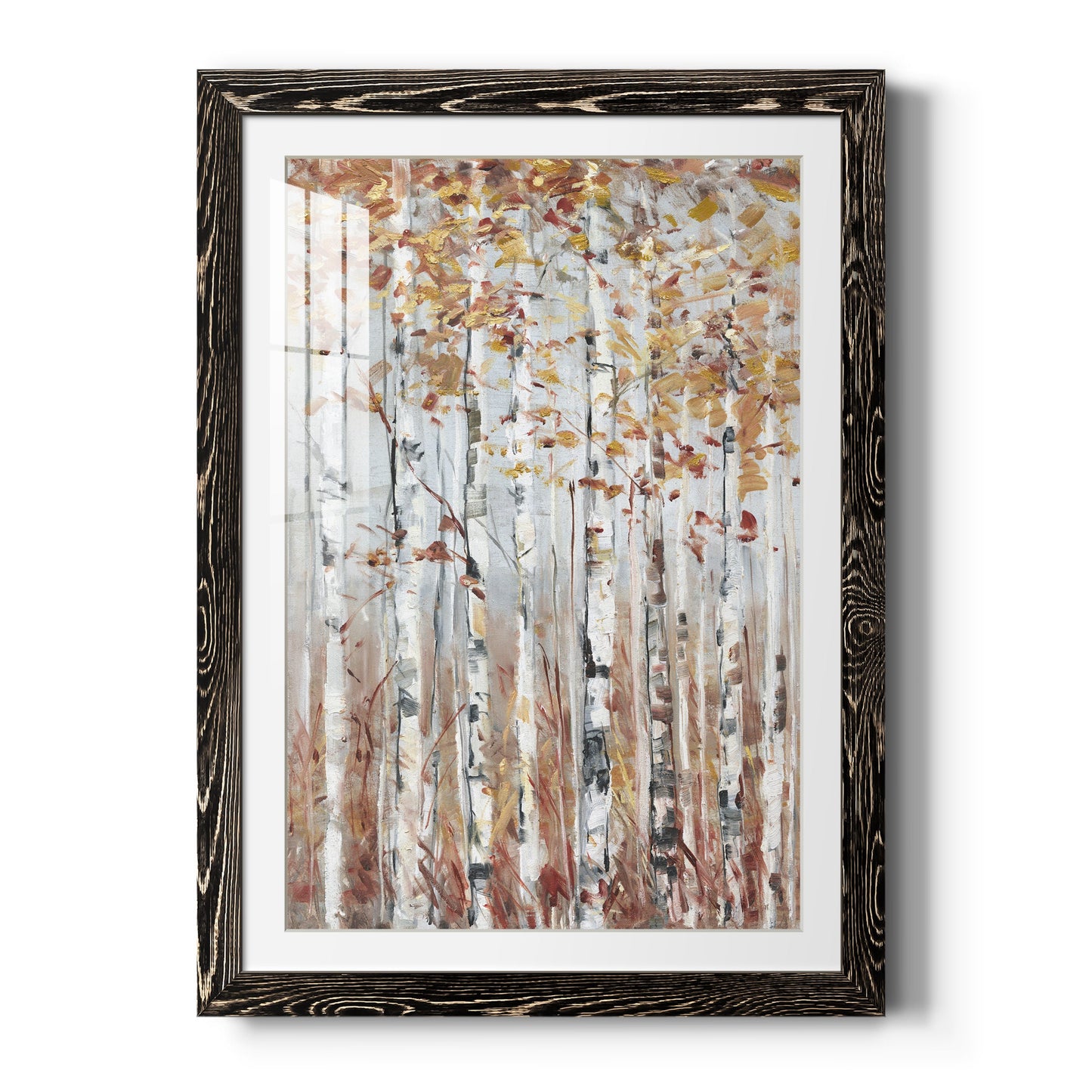 Copper Forest - Premium Framed Print - Distressed Barnwood Frame - Ready to Hang